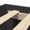VidaXL vidaXL Bed Frame Bed Base Bedstead Black 90x190 cm Single Engineered Wood 8