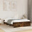 VidaXL vidaXL Bed Frame Bed Base Smoked Oak 120x190 cm Small Double Engineered Wood 3