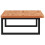 VidaXL vidaXL Basin Shelf Wall Mounted Bathroom Countertop Steel and Solid Wood Beech 5