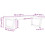 VidaXL vidaXL Basin Shelf Wall Mounted Bathroom Countertop Steel and Solid Wood Beech 4