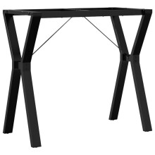 vidaXL Dining Table Legs Y-Frame Desk Legs DIY Metal Furniture Legs Steel