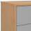 VidaXL vidaXL Bedside Cabinet Nightstand Bed Table Grey and Brown Solid Wood Pine 10