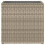 VidaXL vidaXL Garden Side Table with Glass Top Dining Table Light Grey Poly Rattan 6