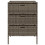 VidaXL vidaXL Gartenschrank Grau 55x59x80 cm Poly Rattan 7