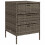 VidaXL vidaXL Gartenschrank Grau 55x59x80 cm Poly Rattan 2