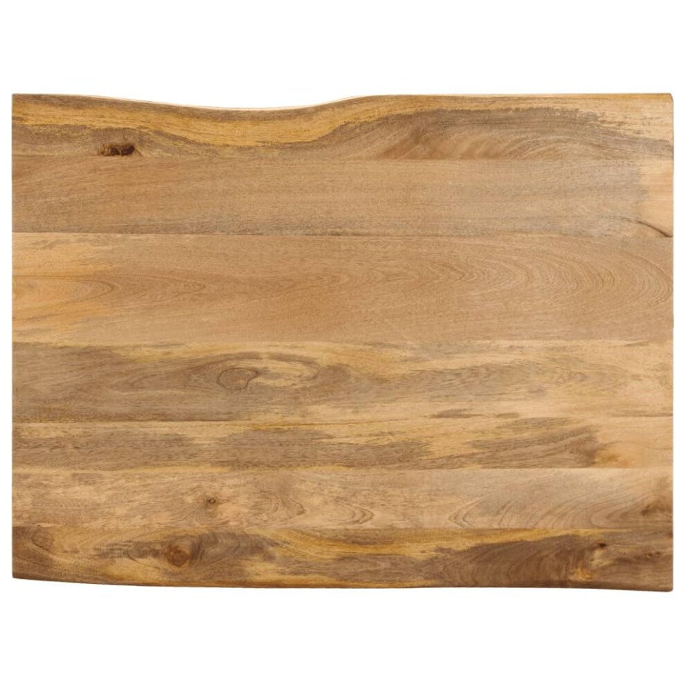 vidaXL Table Top Live Edge Replacement Board Dining Table Top Solid Wood Mango