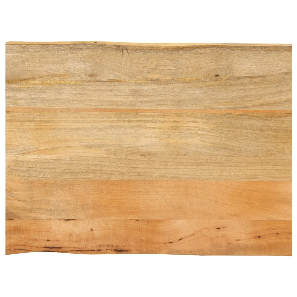 Vidaxl Table Top Live Edge Replacement Board Dining Table Top Solid Wood Mango