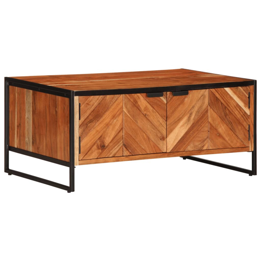 Vidaxl Coffee Table Hallway Tea End Table Accent Side Table Solid Wood Acacia