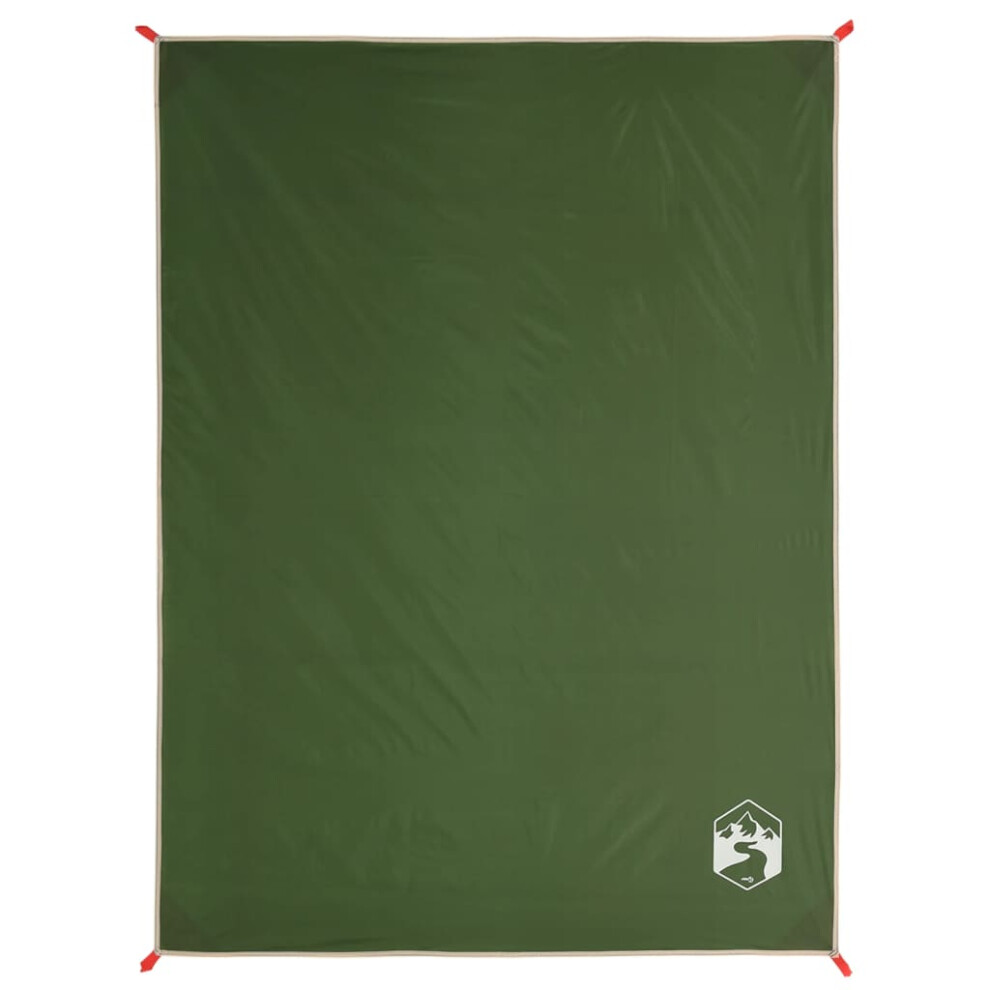 Vidaxl Picnic Blanket With Pegs Camping Blanket Outdoor Rug Picnic Mat Green