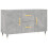 VidaXL vidaXL Sideboard Storage Side Cabinet Cupboard Concrete Grey Engineered Wood 2