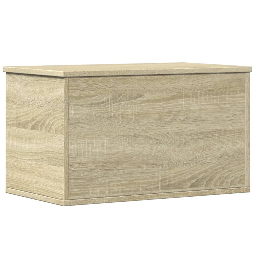 vidaXL Storage Box Blanket Box Toy Storage Chest Sonoma Oak Engineered Wood