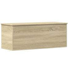 vidaXL Storage Box Blanket Box Toy Storage Chest Sonoma Oak Engineered Wood