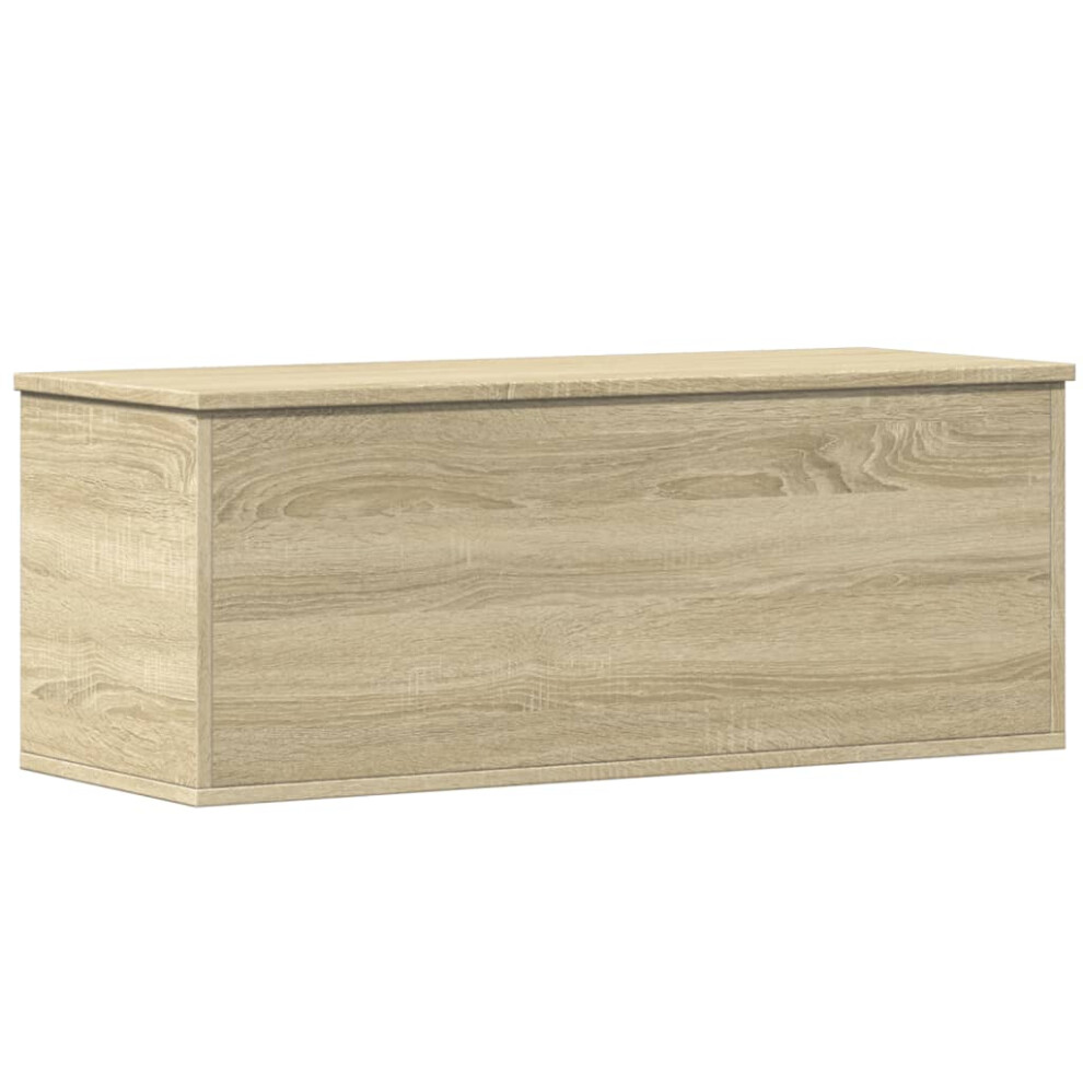 Vidaxl Storage Box Blanket Box Toy Storage Chest Sonoma Oak Engineered Wood