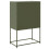VidaXL vidaXL Sideboard Storage Cupboard Side Cabinet Highboard Olive Green Steel 7