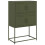 VidaXL vidaXL Sideboard Storage Cupboard Side Cabinet Highboard Olive Green Steel 2