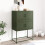 VidaXL vidaXL Sideboard Storage Cupboard Side Cabinet Highboard Olive Green Steel 3