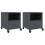 VidaXL vidaXL Bedside Cabinets Nightstand Bed Table Side Table 2 pcs Anthracite Steel 1