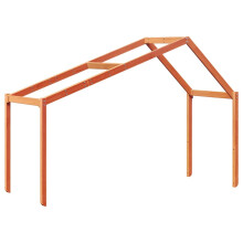 vidaXL Dach für Kinderbett Wachsbraun 213x95,5x144,5 cm Massivholz