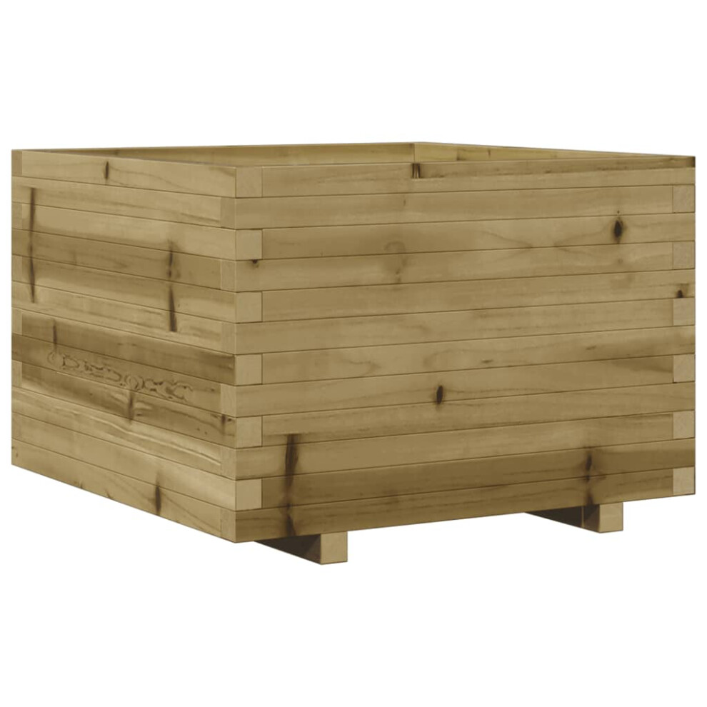 Vidaxl Garden Planter Outdoor Flower Pot Planter Pot Impregnated Wood Pine