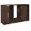 VidaXL vidaXL Sink Cabinet Vanity Unit Storage Cupboard Brown Oak Engineered Wood 5