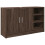 VidaXL vidaXL Sink Cabinet Vanity Unit Storage Cupboard Brown Oak Engineered Wood 2