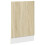 VidaXL vidaXL Dishwasher Panel Dishwasher Protector Panel Sonoma Oak Engineered Wood 2