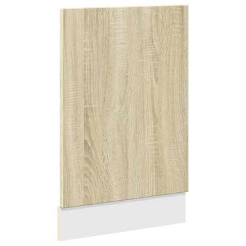 VidaXL vidaXL Dishwasher Panel Dishwasher Protector Panel Sonoma Oak Engineered Wood 1