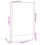VidaXL vidaXL Dishwasher Panel Dishwasher Protector Panel Sonoma Oak Engineered Wood 4