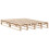 VidaXL vidaXL Bed Frame Bedstead Bed Base 120x190 cm Small Double Solid Wood Pine 3