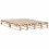 VidaXL vidaXL Bed Frame Bedstead Bed Base 120x190 cm Small Double Solid Wood Pine 6