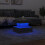VidaXL vidaXL Coffee Table with LED Lights End Table Side Tea Sofa Table Grey Sonoma 5