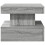 VidaXL vidaXL Coffee Table with LED Lights End Table Side Tea Sofa Table Grey Sonoma 7