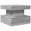 VidaXL vidaXL Coffee Table with LED Lights End Table Side Tea Sofa Table Grey Sonoma 9