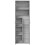 VidaXL vidaXL Highboard Sideboard Cabinet Side Cupboard Grey Sonoma Engineered Wood 7