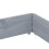 VidaXL vidaXL Grey Solid Pine Wood Garden Planter - Foldable, Stackable Raised Bed with Open Bottom - Outdoor 150 x 100 x 41 cm 6