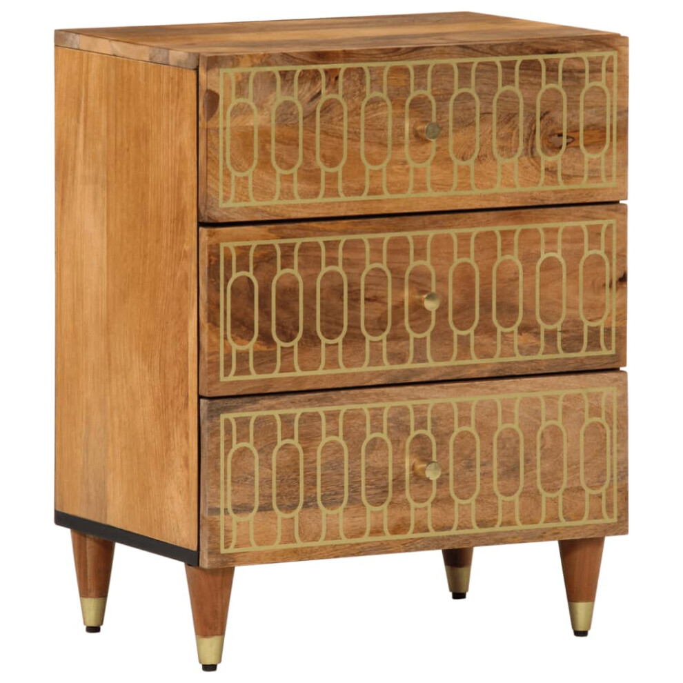 New Vidaxl Bedside Cabinet Nightstand Bed Cabinet Side Table Solid Wood Mango