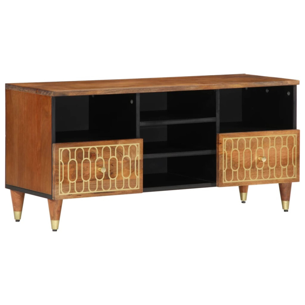 Vidaxl Tv Cabinet Tv Stand Media Tv Unit Entertainment Centre Solid Wood Mango