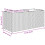 VidaXL vidaXL Hochbeet mit 2 Fächern Schwarz 72x30x32 cm Poly Rattan 11