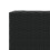 VidaXL vidaXL Hochbeet mit 2 Fächern Schwarz 72x30x32 cm Poly Rattan 10
