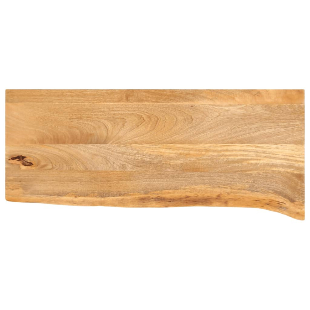 vidaXL Table Top Live Edge Replacement Board Dining Table Top Solid Wood Mango