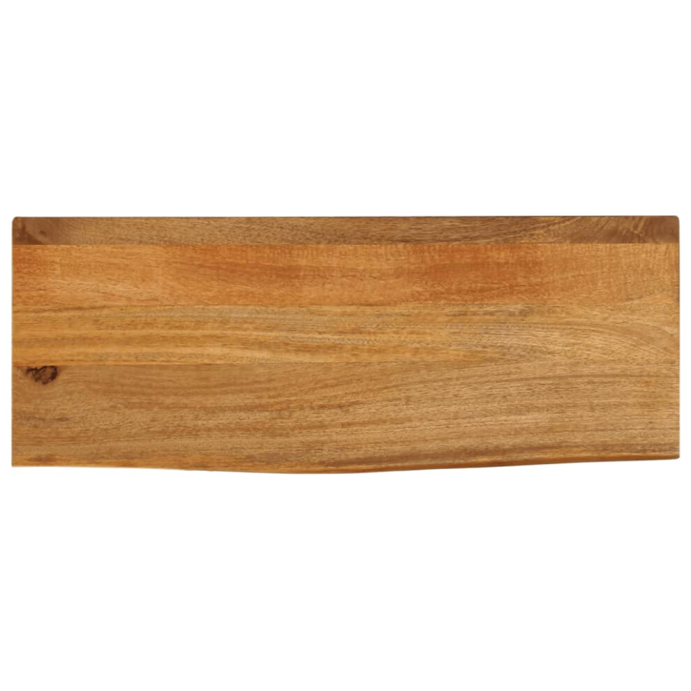 vidaXL Table Top Live Edge Replacement Board Dining Table Top Solid Wood Mango