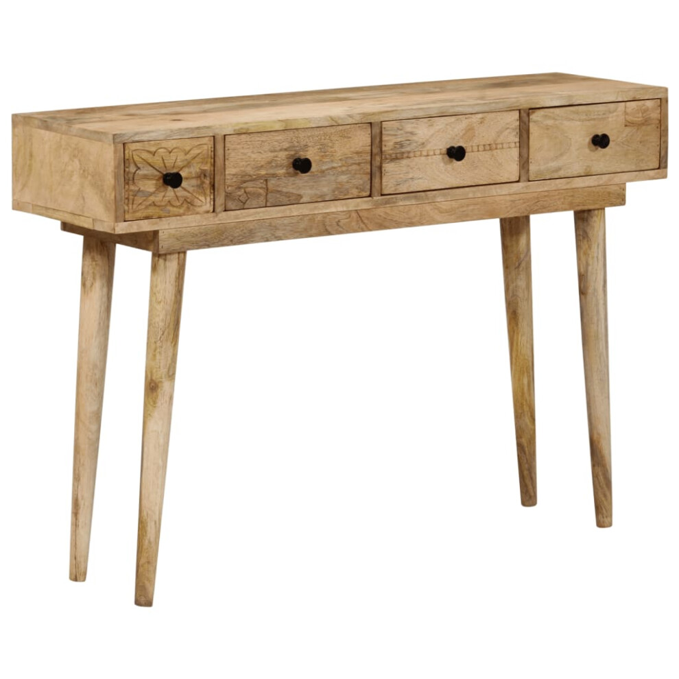 Vidaxl Console Table Hallway Tea Side Table Accent End Table Solid Wood Mango
