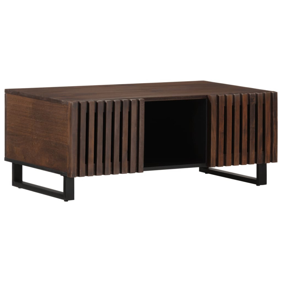 vidaXL Coffee Table Hallway End Table Accent Side Table Brown Solid Wood Mango