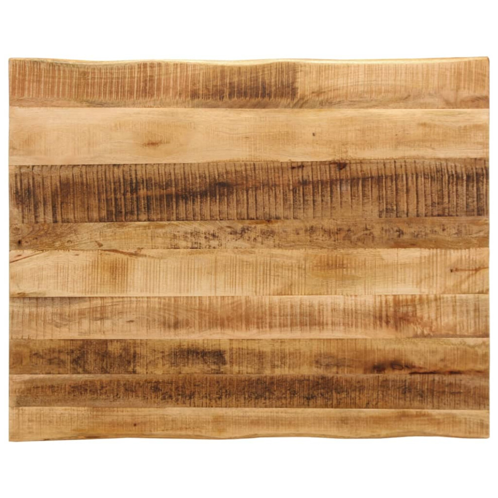 Vidaxl Table Top Live Edge Replacement Dining Table Top Solid Wood Rough Mango