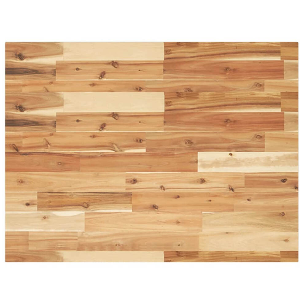 Vidaxl Table Top Replacement Dining Table Top Rectangular Solid Wood Acacia