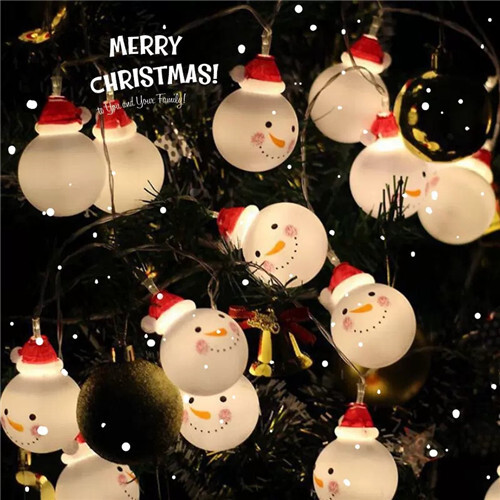 9.84ft Snowman String Fairy Light Lamp Christmas Light