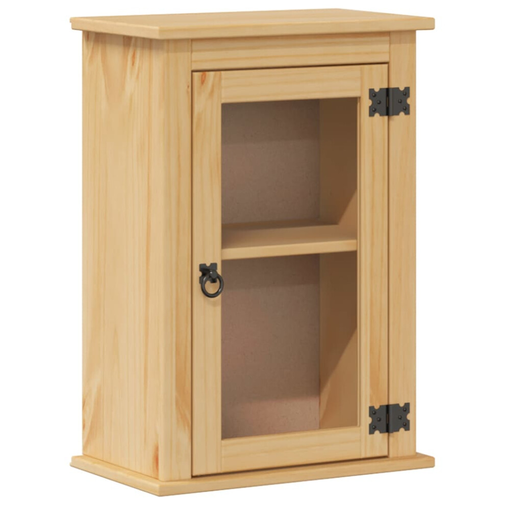 New Vidaxl Bathroom Wall Cabinet Hanging Wall Storage Cupboard Solid Wood Pine