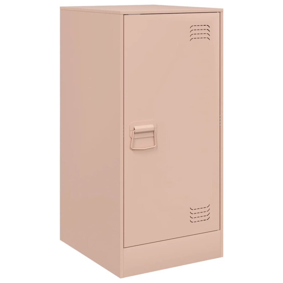 vidaXL Sideboard Living Room Storage Cupboard Cabinet Highboard Pink Steel