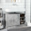 VidaXL vidaXL Sink Cabinet Vanity Unit Storage Cupboard Concrete Grey Engineered Wood 3