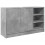 VidaXL vidaXL Sink Cabinet Vanity Unit Storage Cupboard Concrete Grey Engineered Wood 2